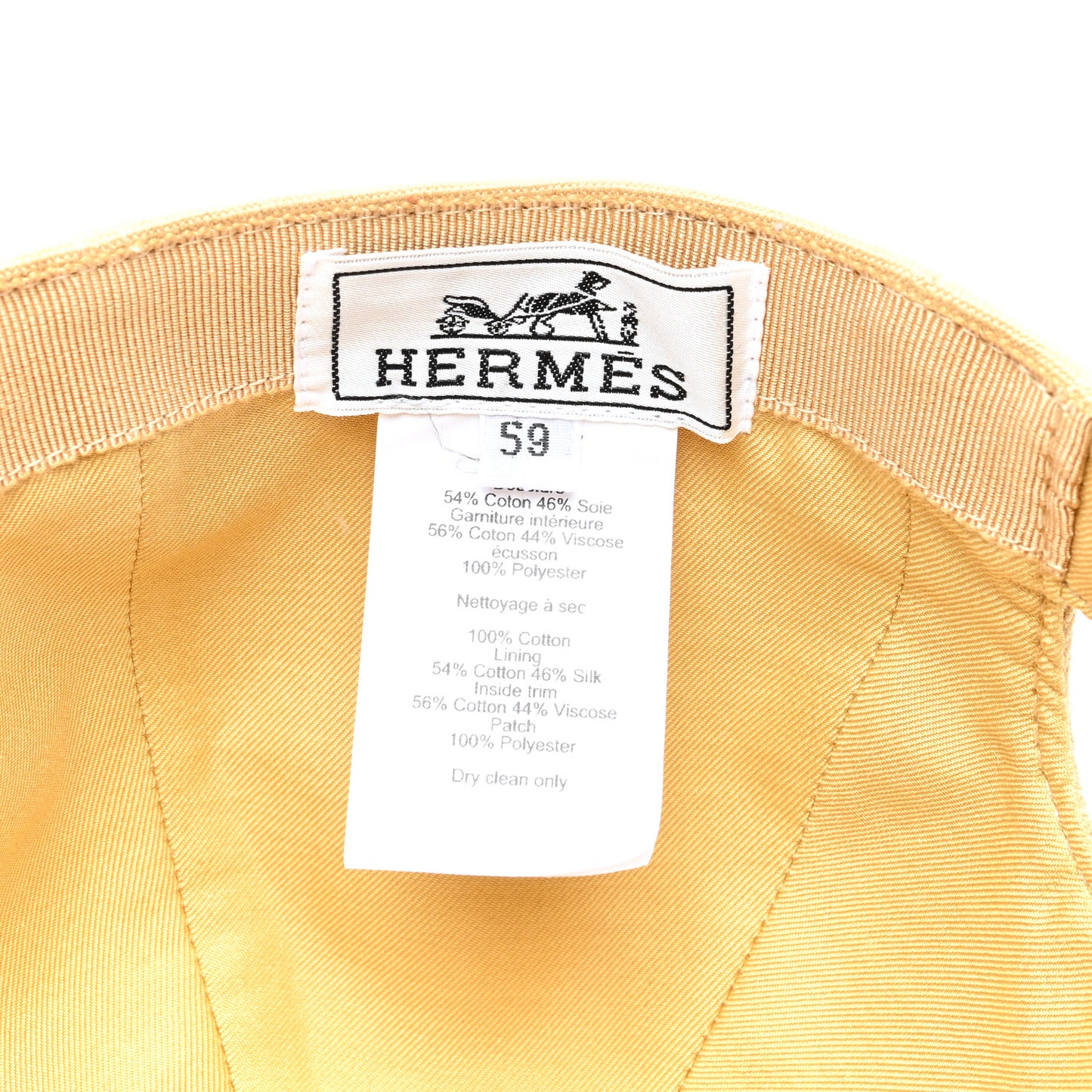 Cotton Canvas Serena Seashell Cap 59 Bege Albatre