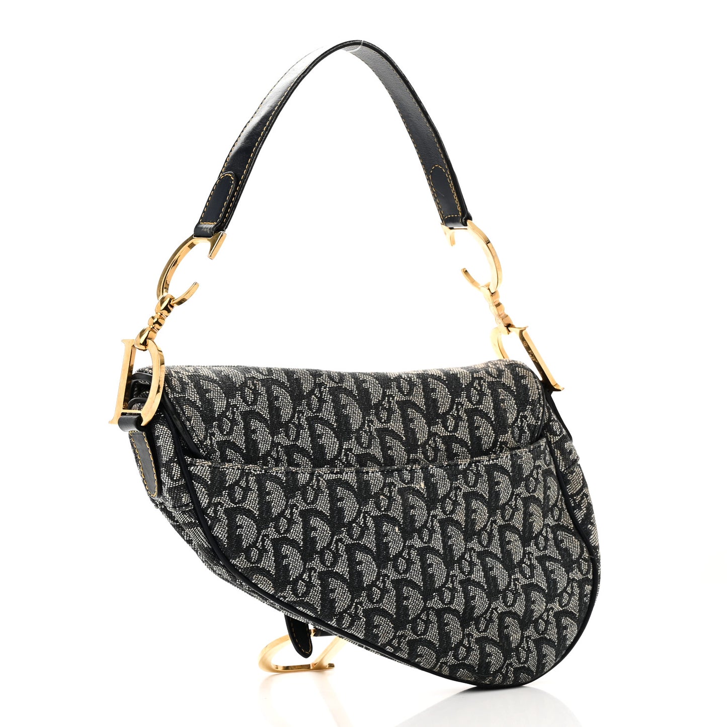 Monogram Saddle Bag Blue