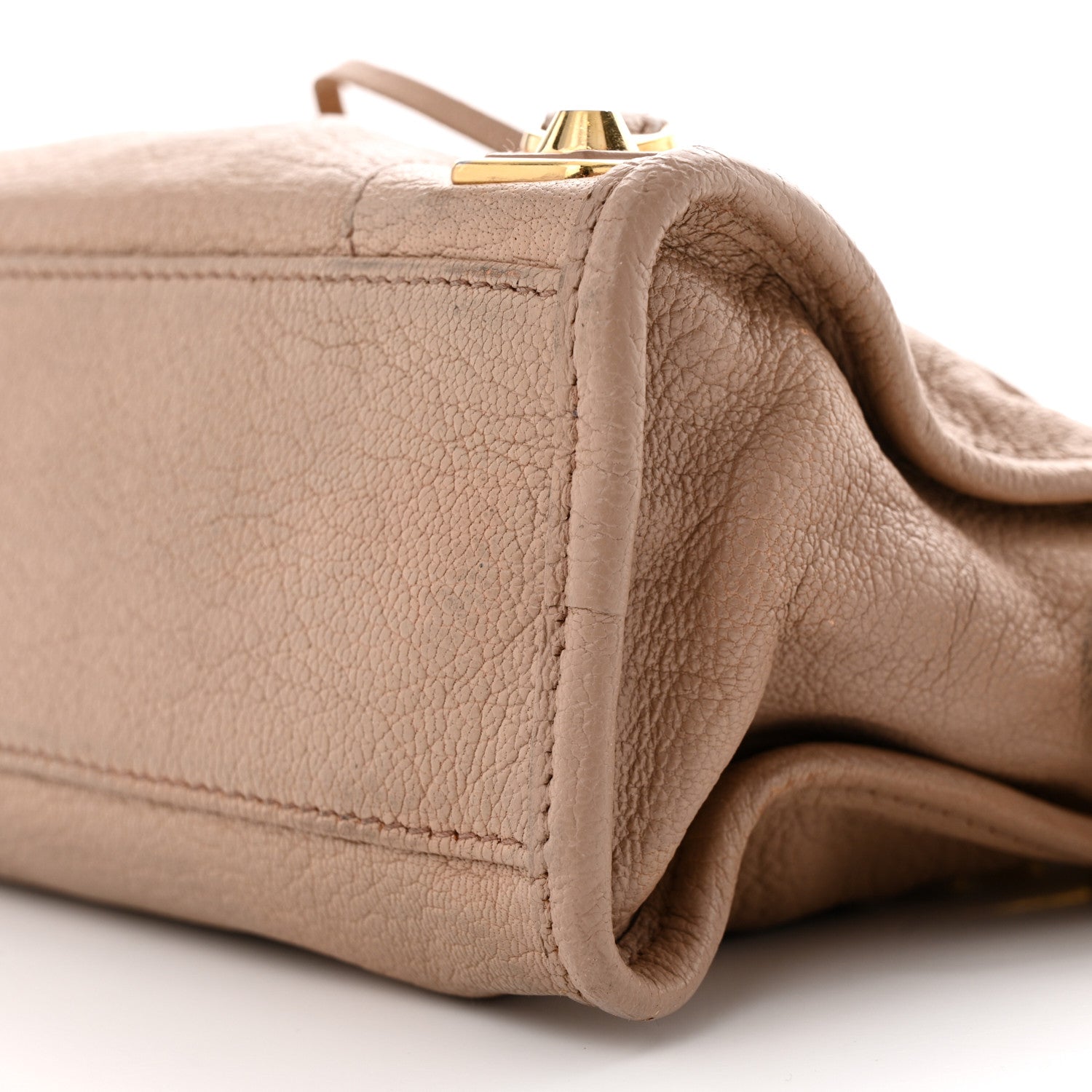 Balenciaga Chevre Gold Metallic Edge Hardware Mini City Rose Des Sables 11 of 12