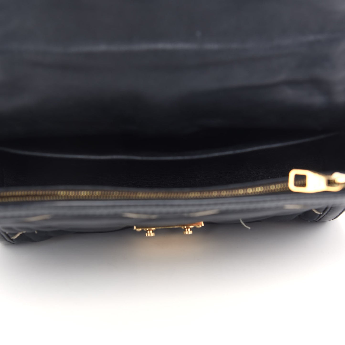 Lambskin Malletage Pochette Flap Black