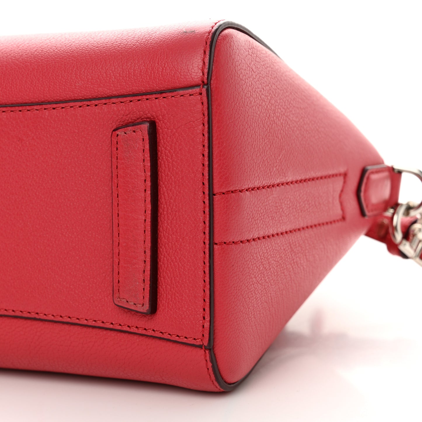 Sugar Goatskin Mini Antigona Medium Red