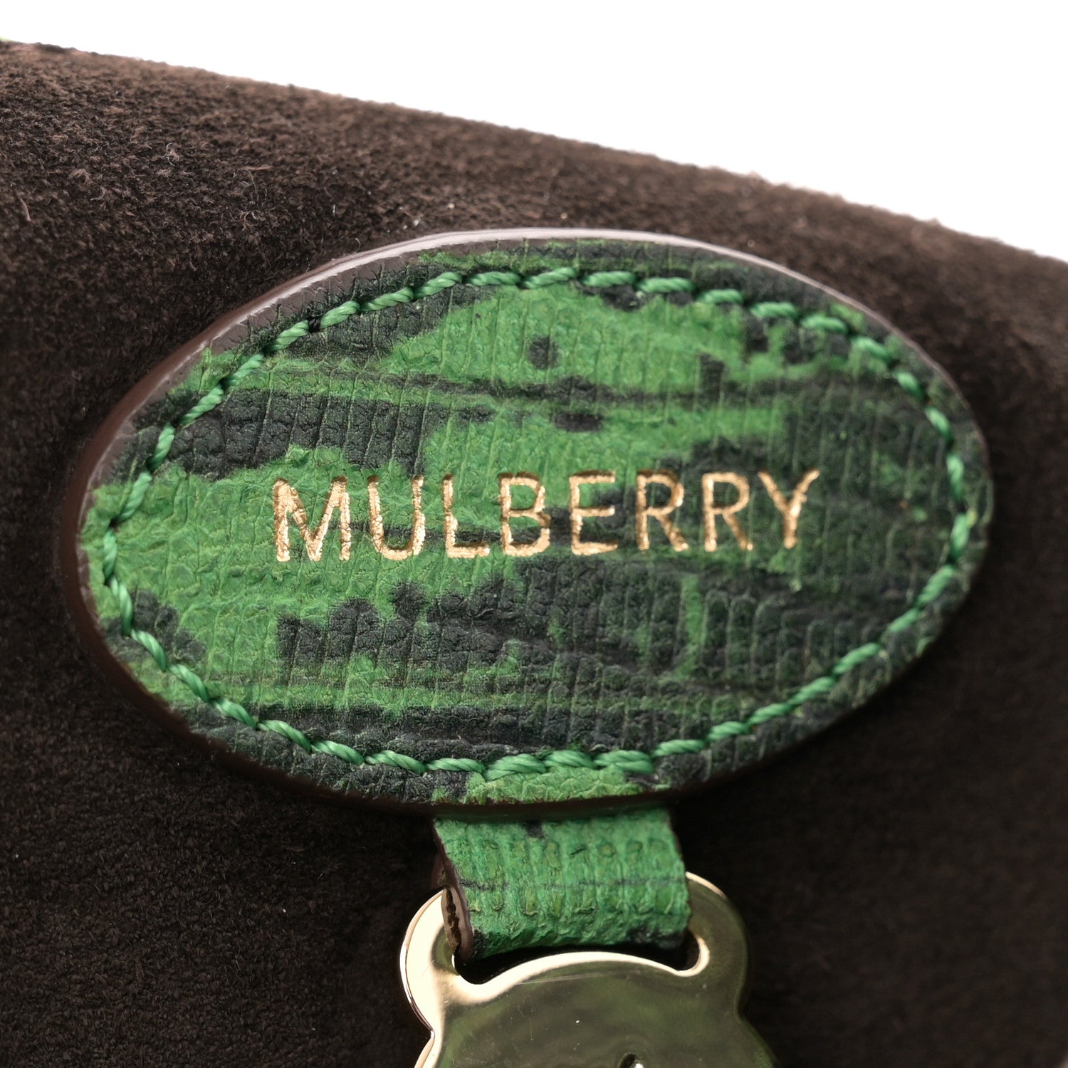 Mulberry Lizard Print Travel Day Grass Green 7 of 14