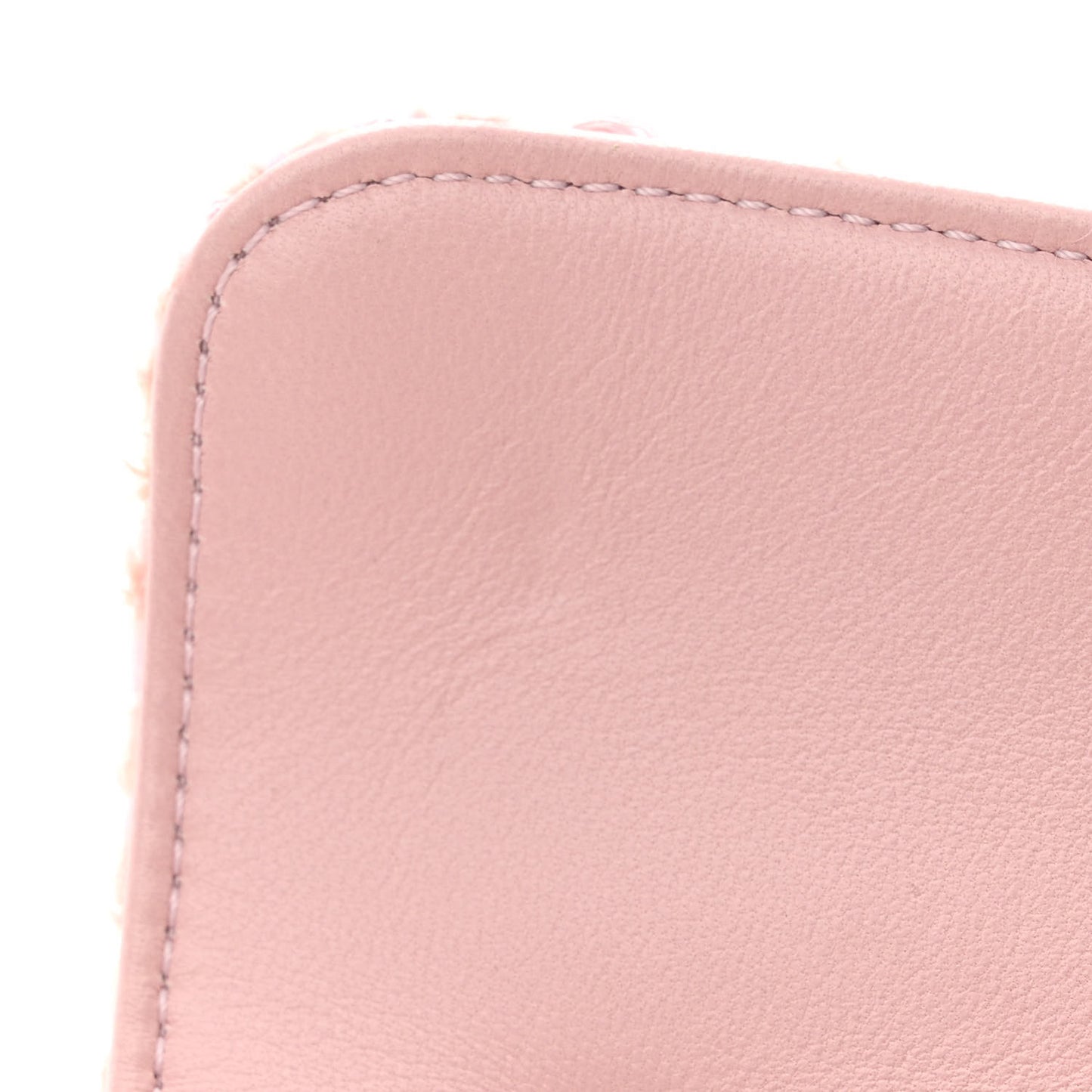 Tweed Quilted Double You Mini Flap Pink