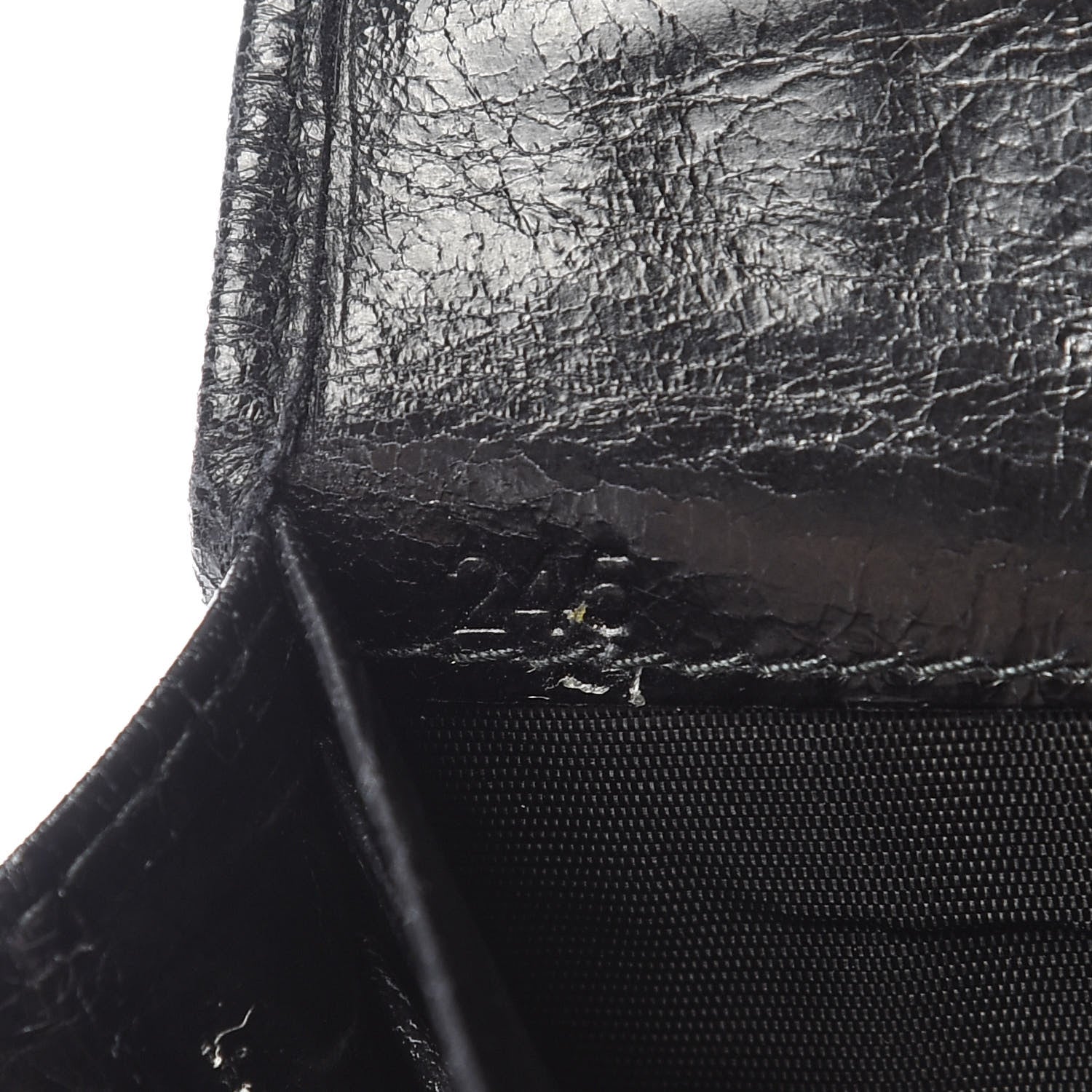 Miu Miu Nappa Matelasse Flap Wallet Black 9 of 10