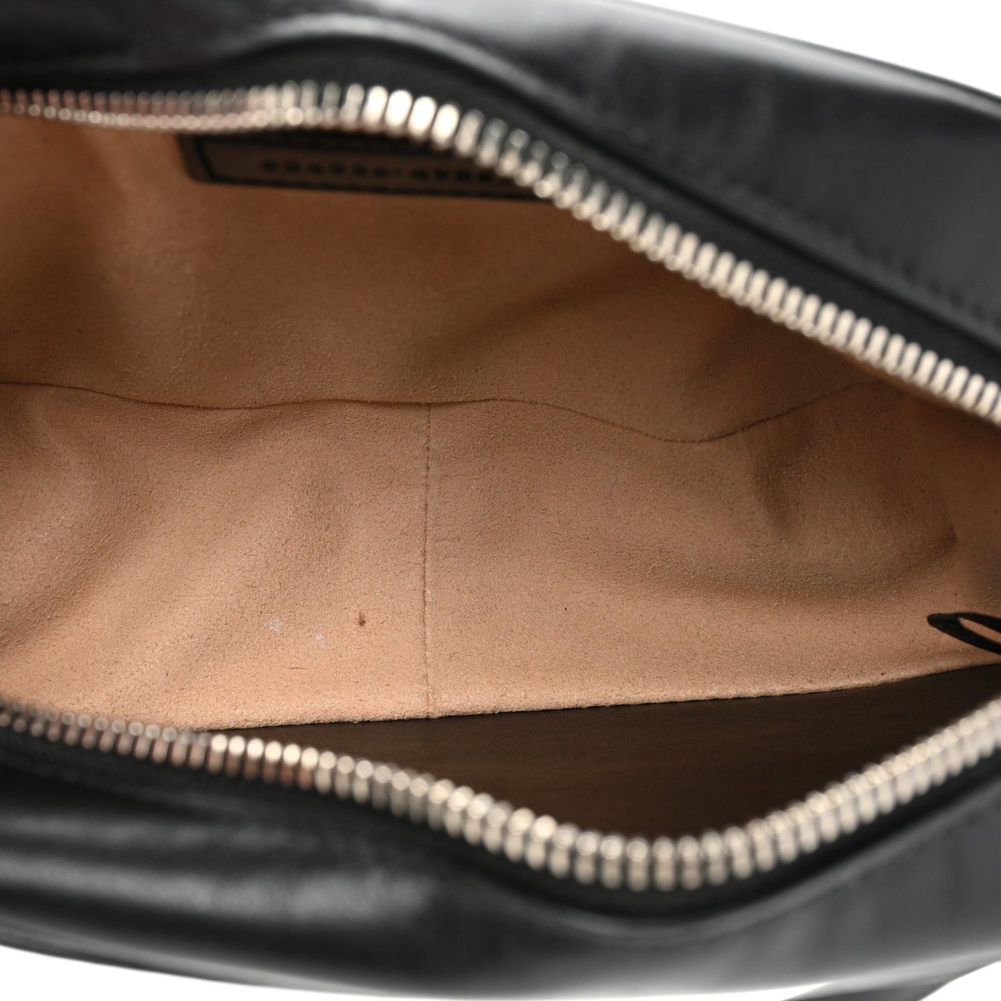 Calfskin Matelasse Aria Mini GG Marmont Chain Shoulder Bag Black