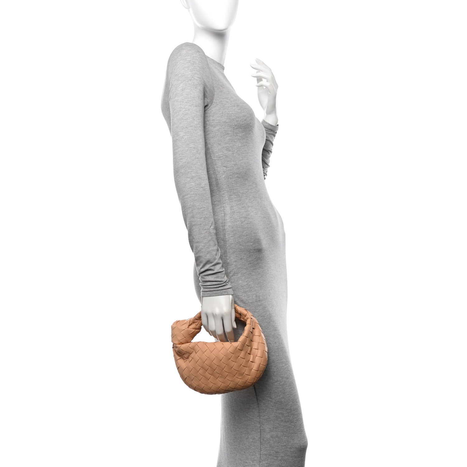 Bottega Veneta Nappa Intrecciato Mini Jodie Almond 2 of 11
