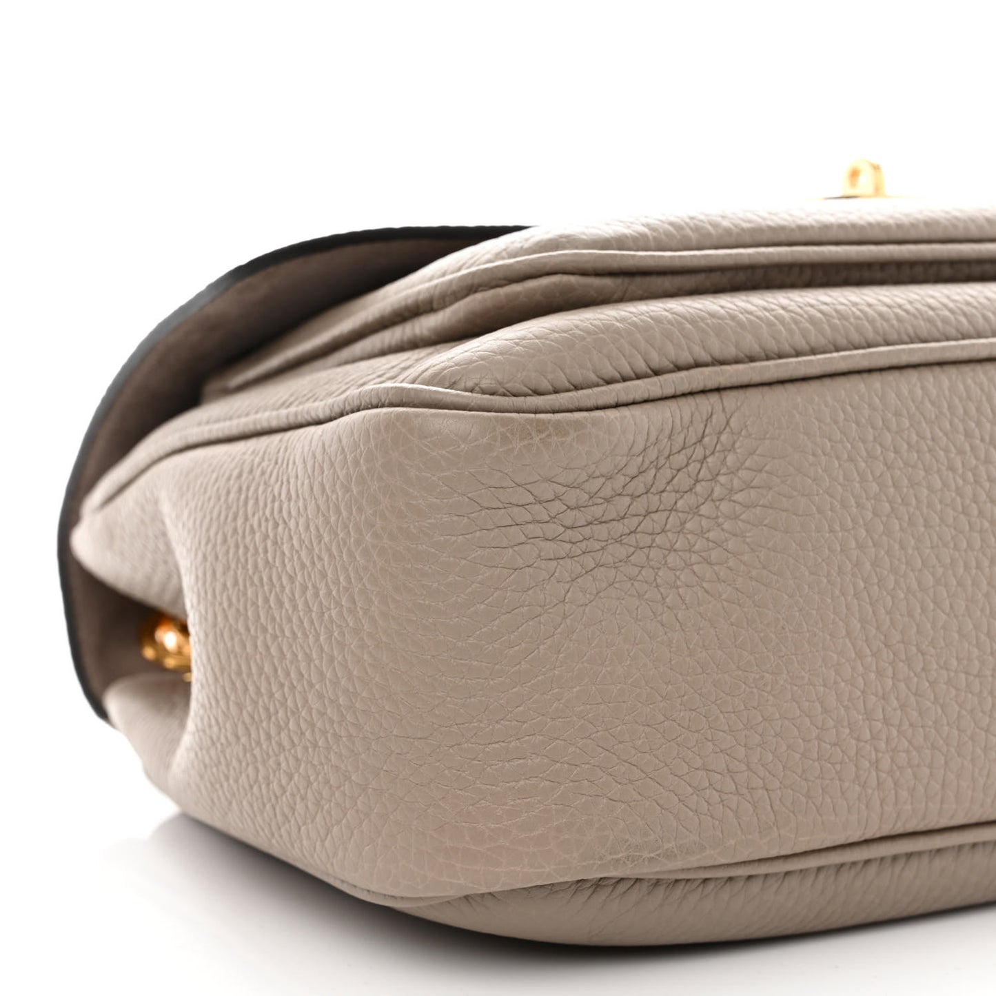 Heavy Grained Calfskin Darley Satchel Clay