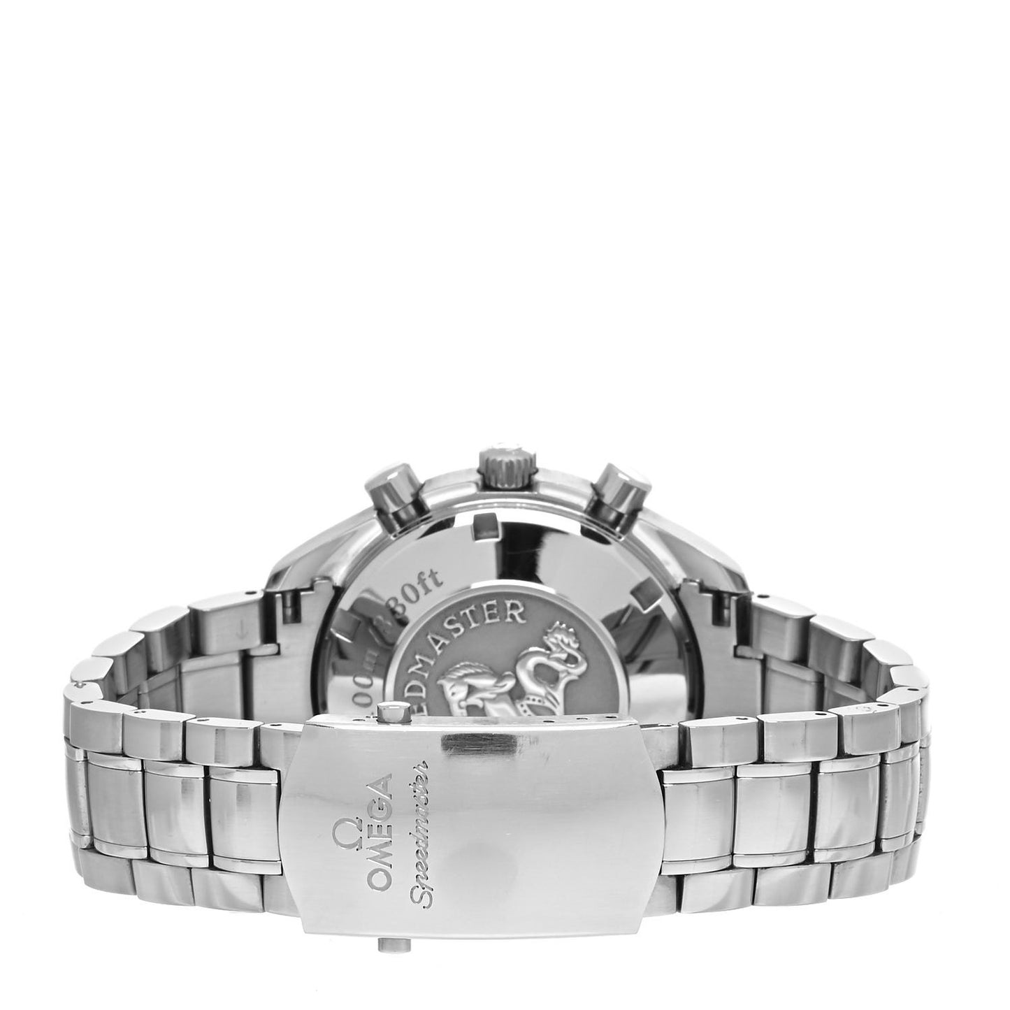 Stainless Steel 40mm Speedmaster Date Chronograph Automatic Watch Grey 323.30.40.40.06.001
