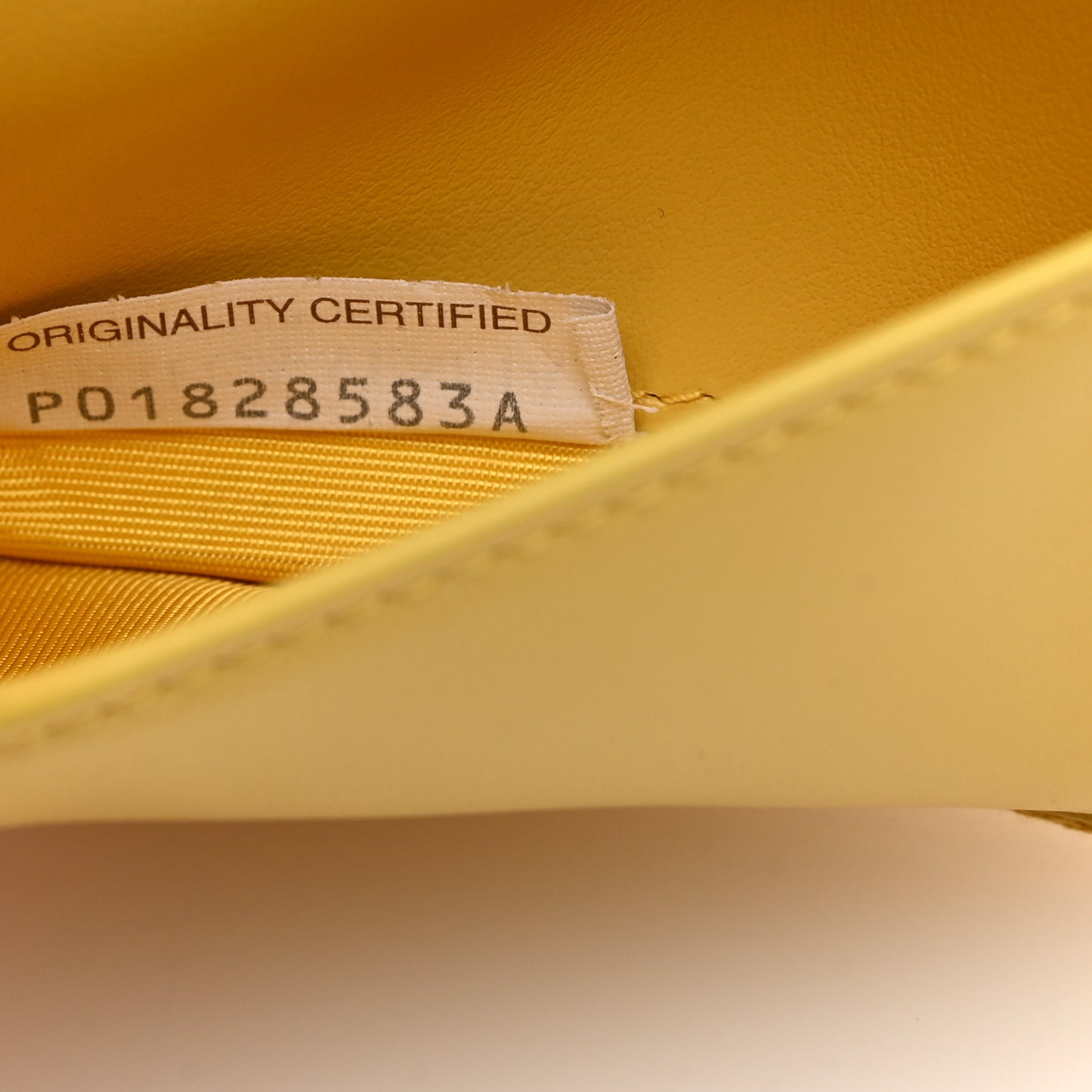 Nappa Calfskin Maxi Intrecciato Cassette Tri-Fold Wallet Buttercup