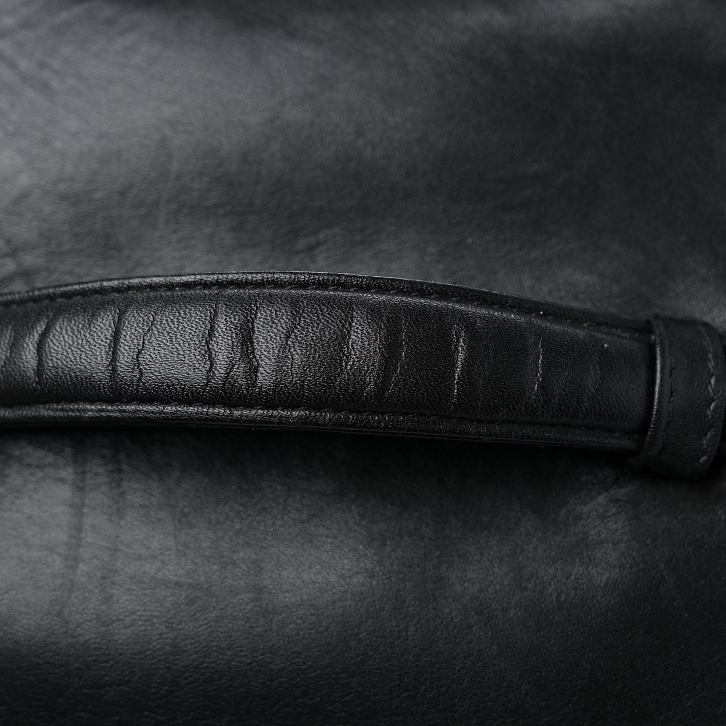 Lambskin Vanity Cosmetic Bag Black