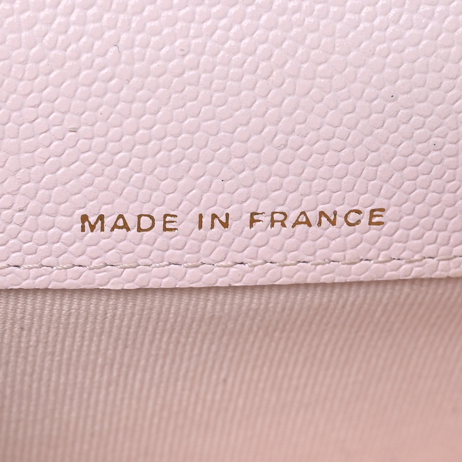 Chanel Caviar Quilted Flap Card Holder Wallet Light Pink 8 of 9
