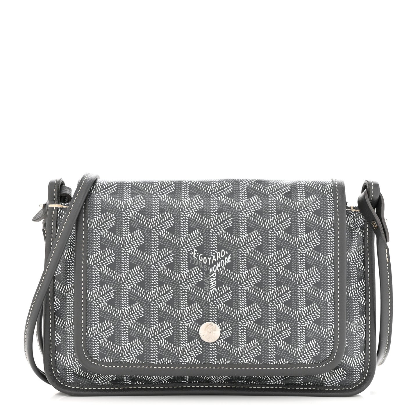 Goyardine Plumet Wallet Clutch Grey