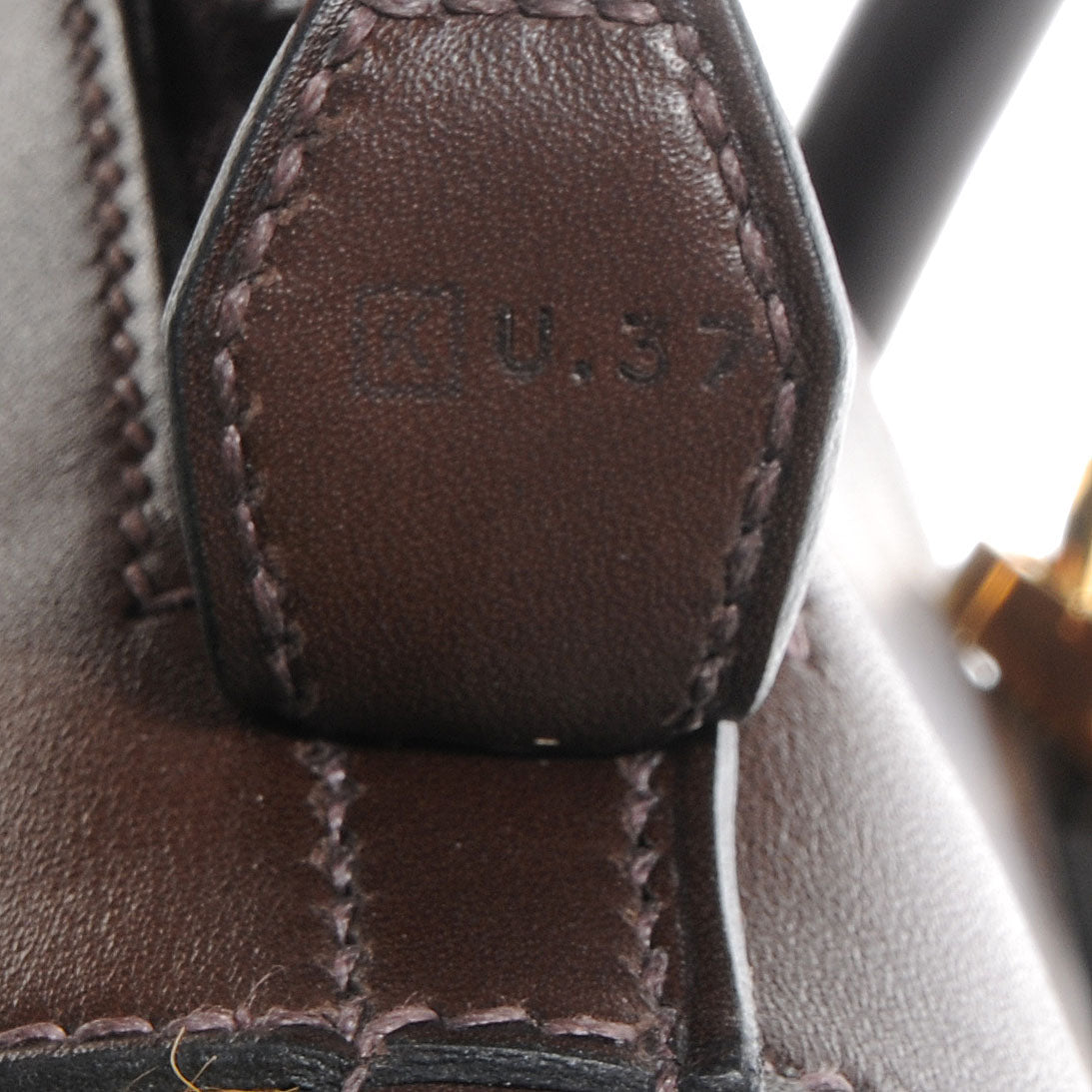 Hermes Pony Hair Bolide 35 Tabac Camel and Ebene 8 of 8