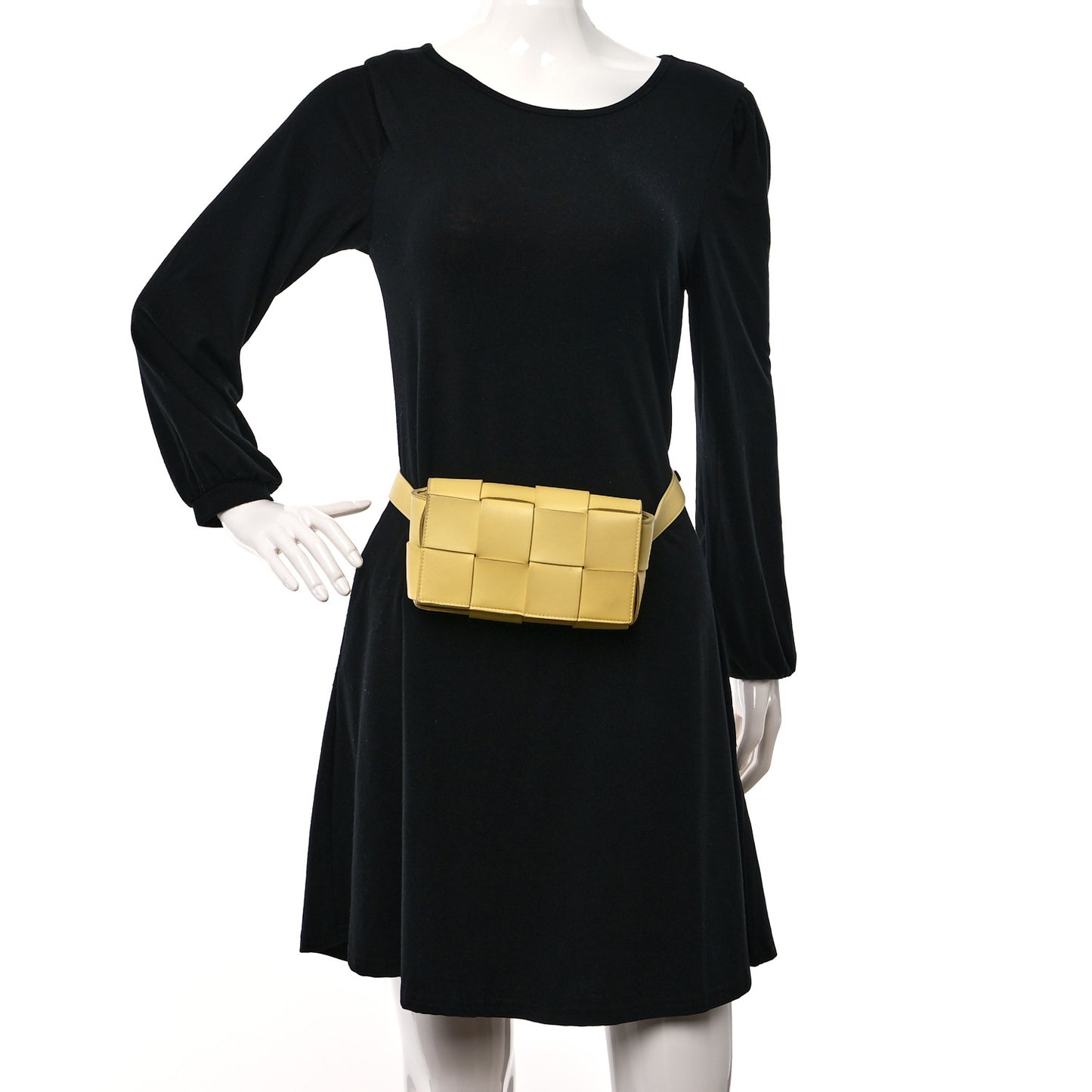 Nappa Maxi Intreccio The Belt Cassette Bag Butter