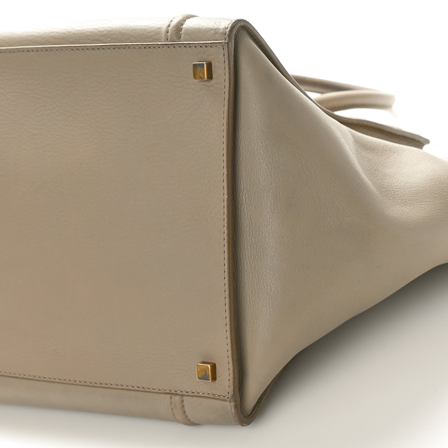 Supple Calfskin Medium Phantom Luggage Beige