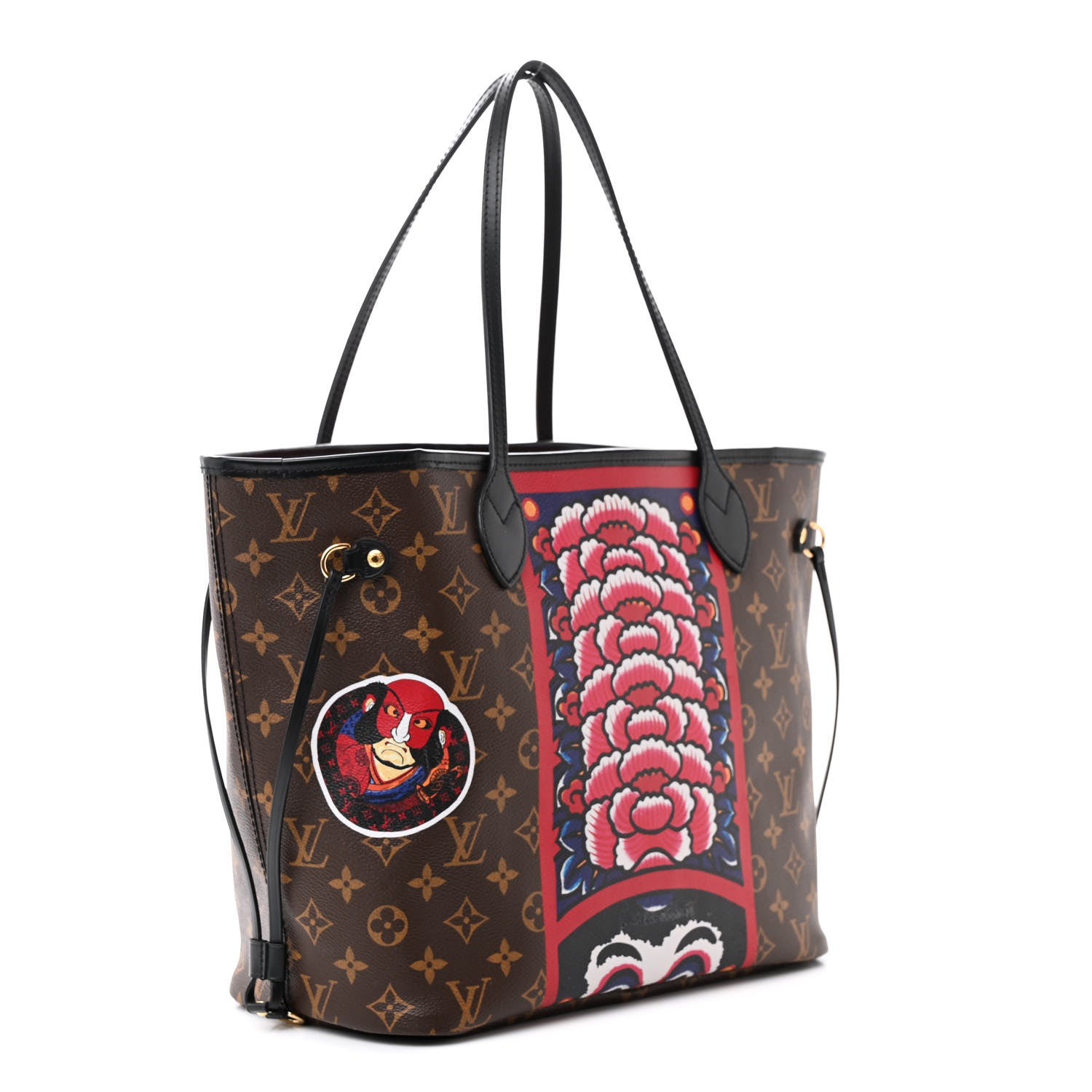 Louis Vuitton Monogram Kabuki Neverfull MM 4 of 20