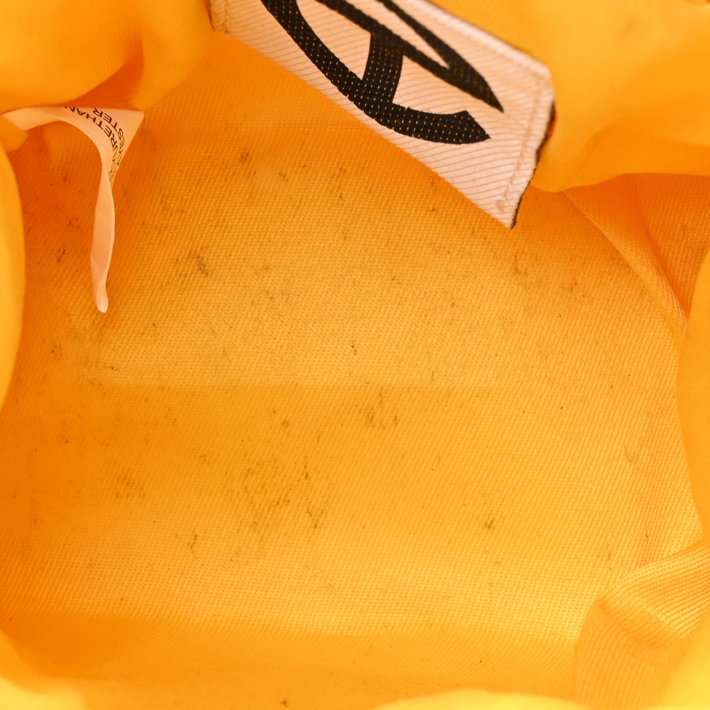 Vegan Leather Small Shopping Bag Yellow