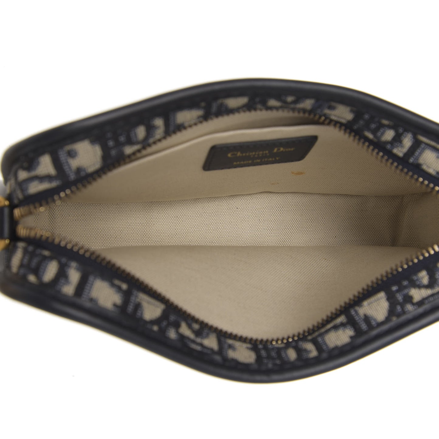 Oblique Diorquake Clutch Blue