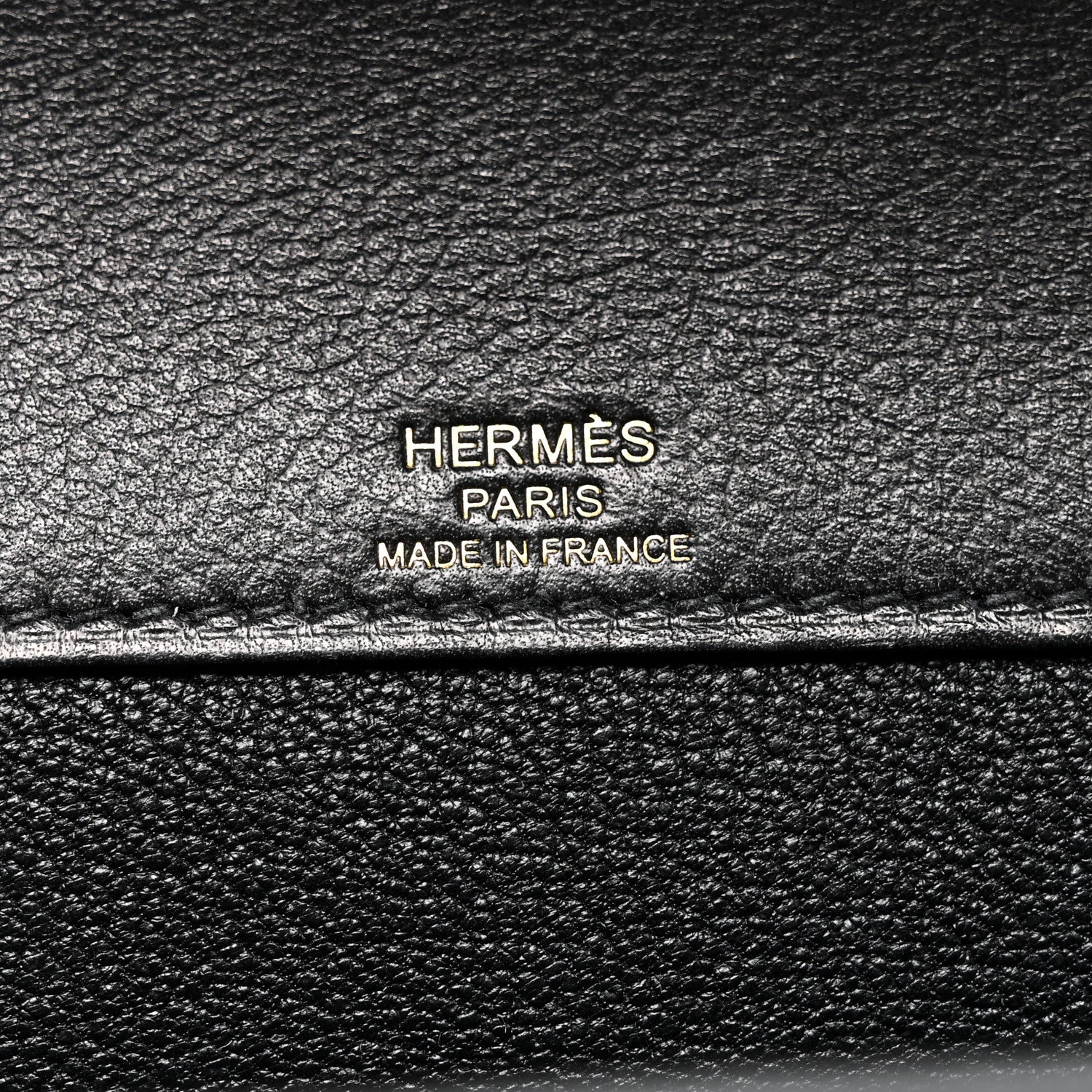 Hermes Evercolor Kelly Depeches 25 Pouch Black 6 of 10