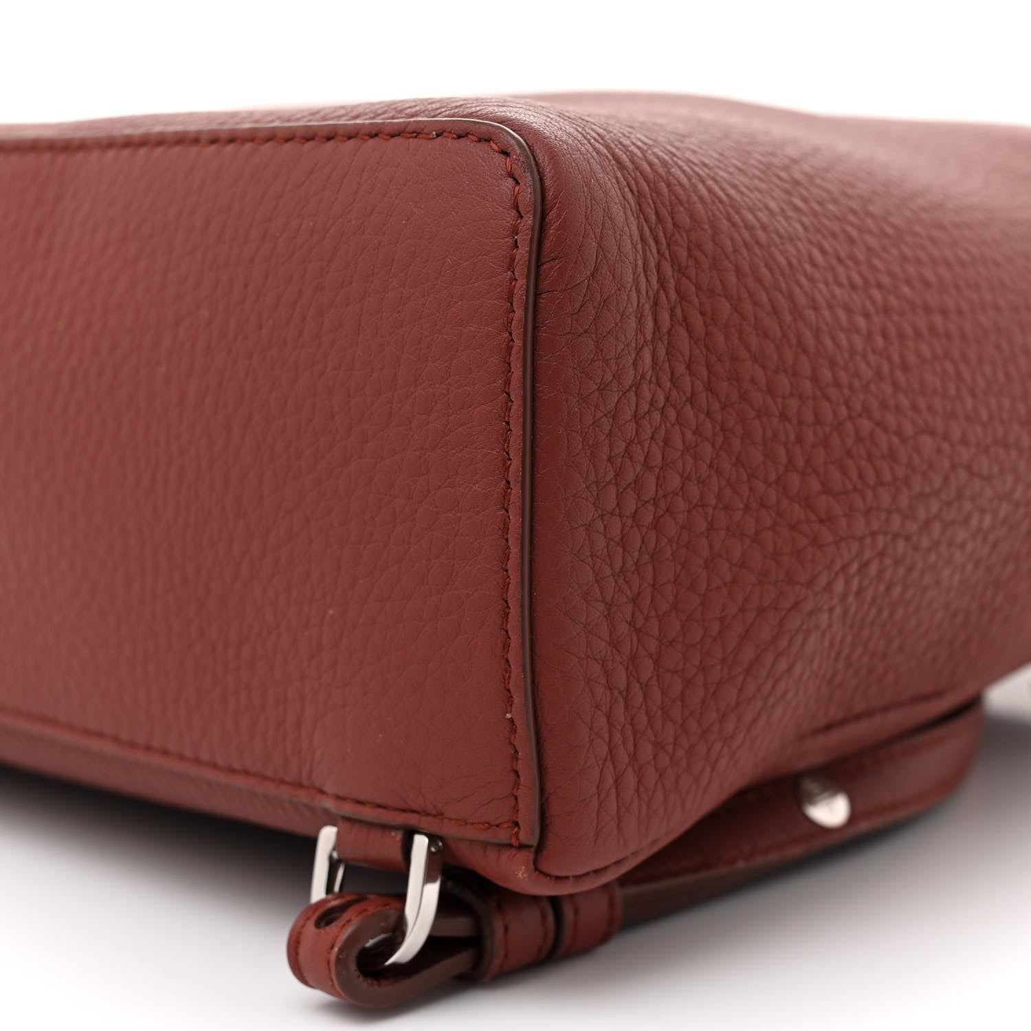 Loro Piana Grained Calfskin L23.5 Extra Pocket Backpack Kummel 9 of 9