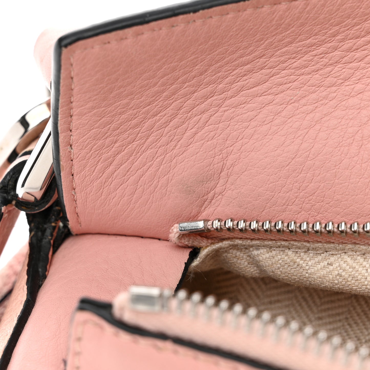 Calfskin Gingham Puzzle Bag Salom