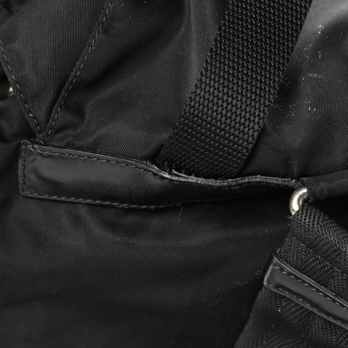 Nylon Vela Medium Backpack Black