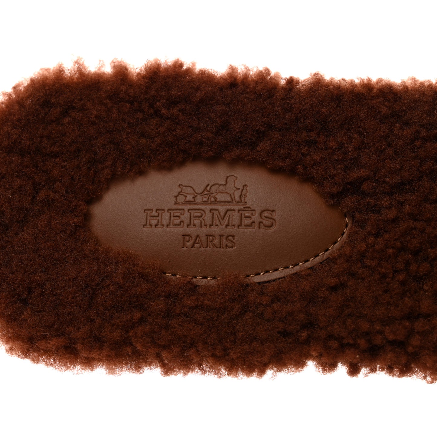 Woolskin Oran Sandals 40.5 Cognac