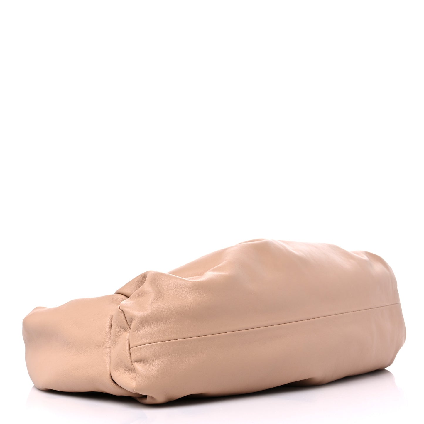 Smooth Butter Calfskin Small The Shoulder Pouch Almond