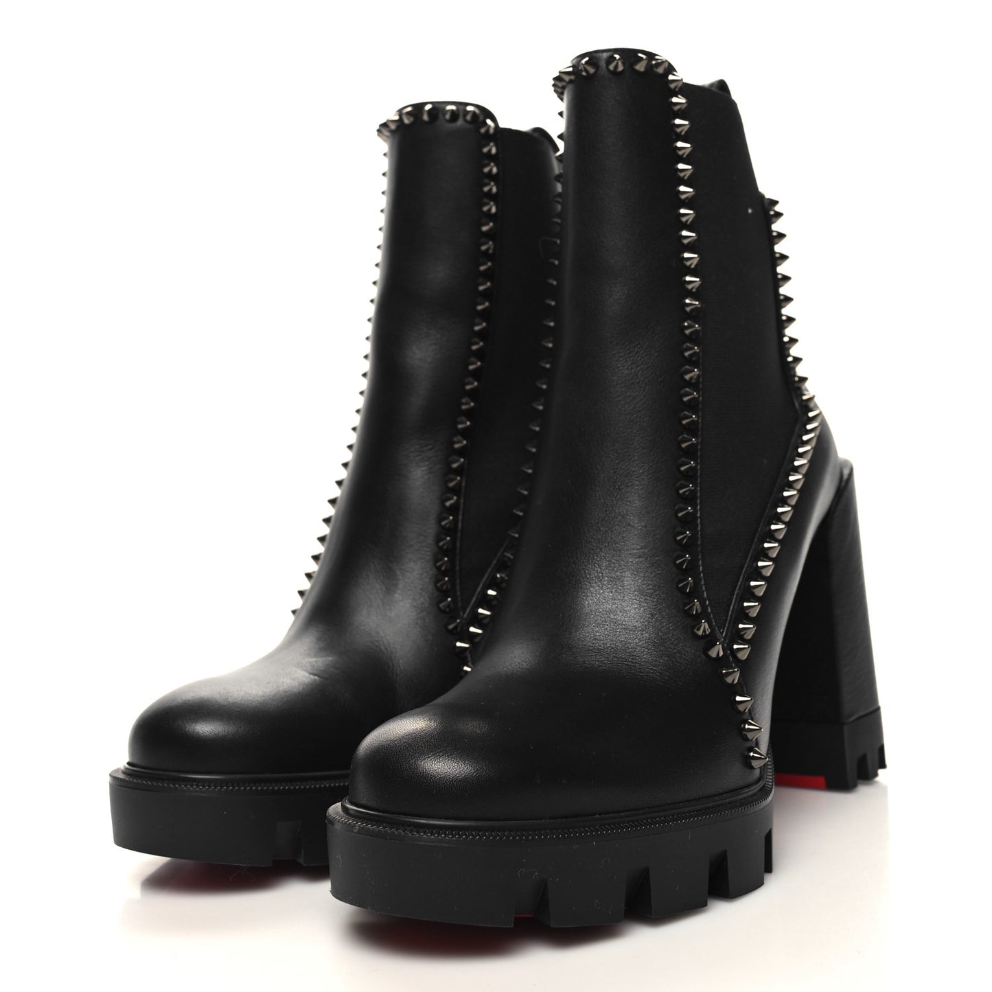 Nappa Out Line Spike Lug 100 Boots 37 Black
