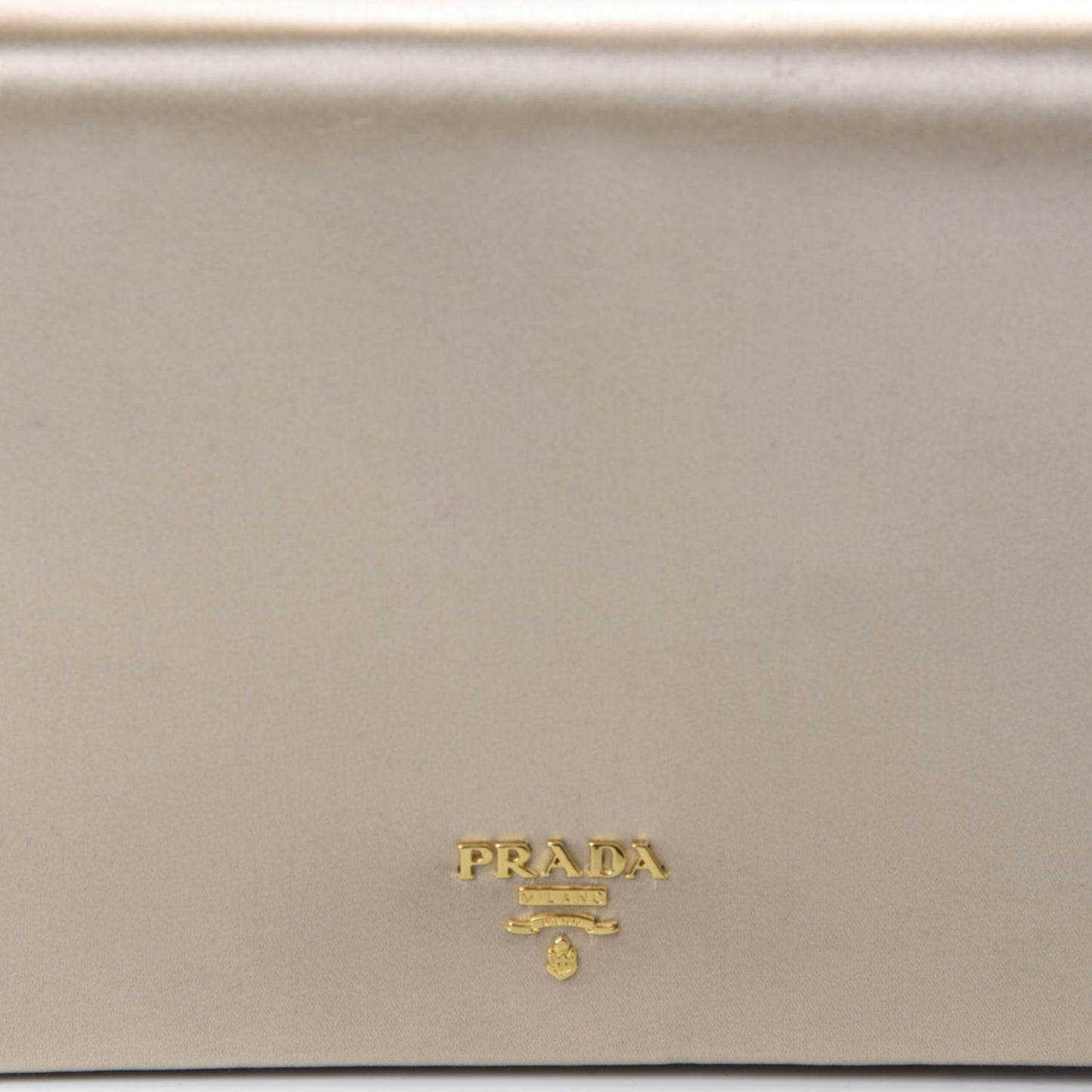 Satin Flap Clutch Bag Sabbia