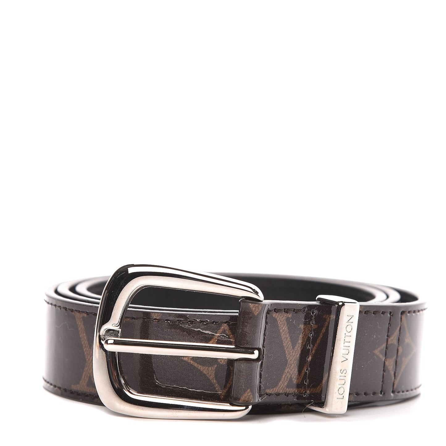 Monogram Glaze 30mm Ouest Belt 90 36