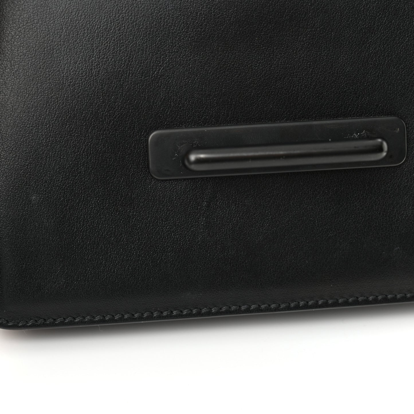 City Calfskin Saffiano Cahier Bag Black