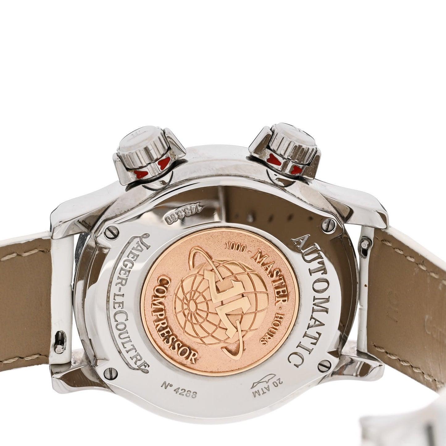 Stainless Steel Alligator Diamond Bezel 37mm Master Compressor Automatic Watch 148.8.60