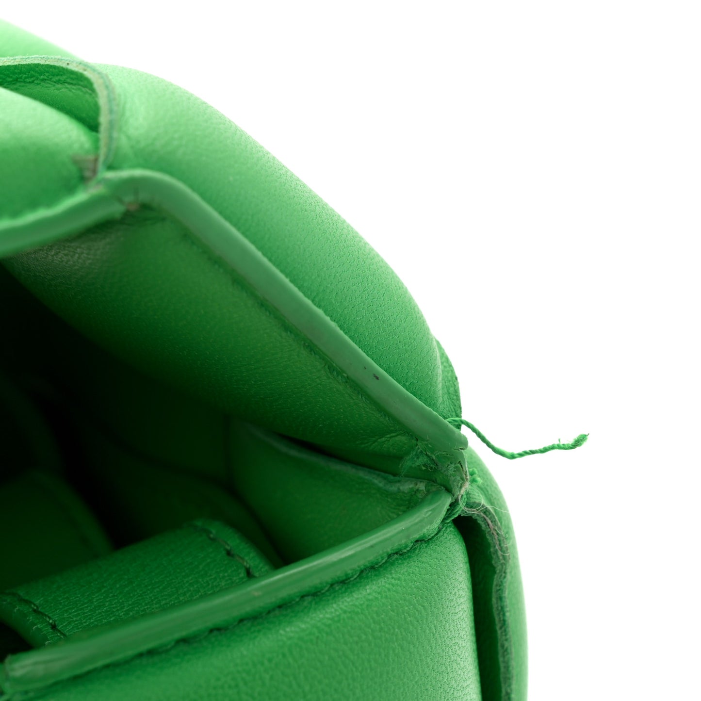 Nappa Maxi Intreccio Padded Cassette Crossbody Bag Parakeet