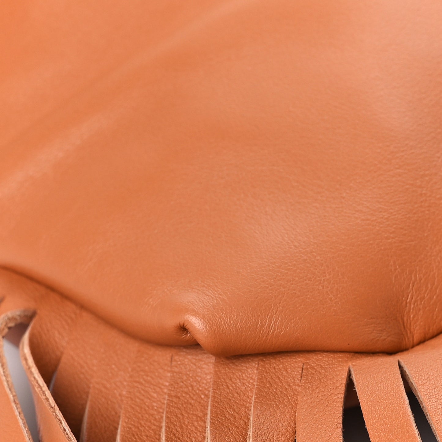 Nappa The Fringe Pouch Shoulder Bag Clay