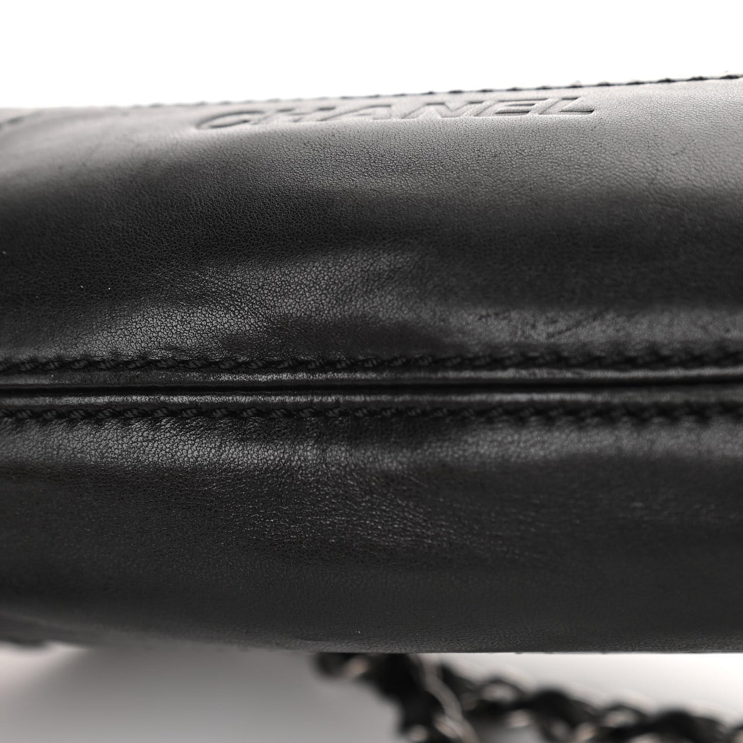 Lambskin Small Tassel Shoulder Bag Black