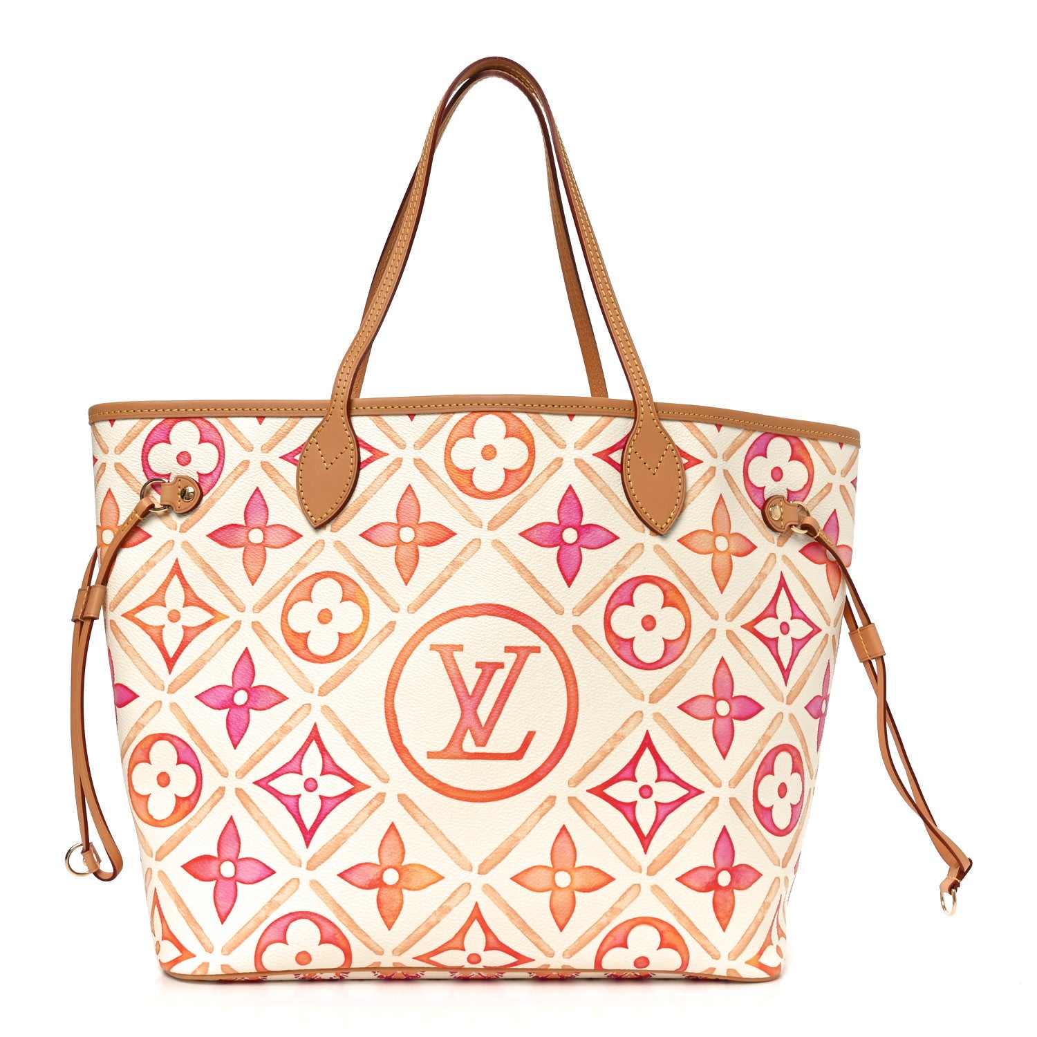 Louis Vuitton Monogram Giant By The Pool 2.0 Neverfull MM Coral