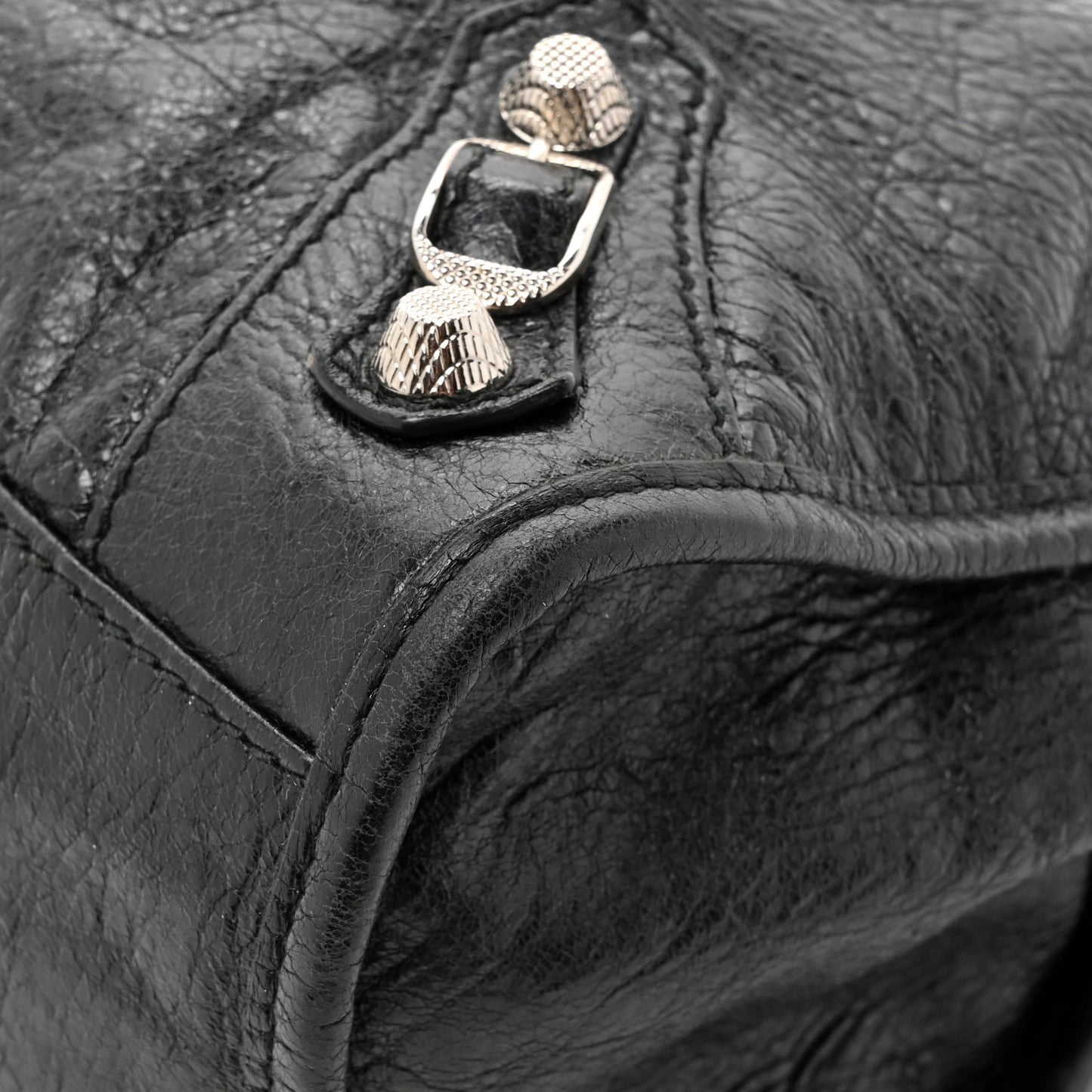 Agneau Giant 12 Silver Hardware City Black