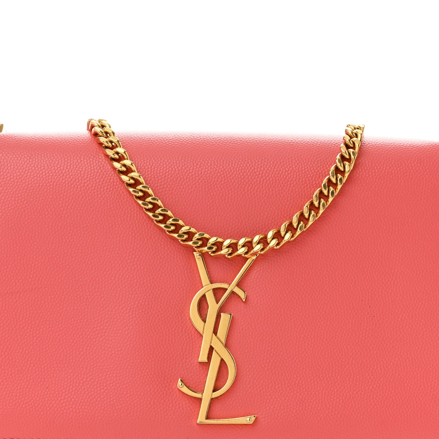 Grain De Poudre Medium Classic Monogram Kate Satchel Rose Clair