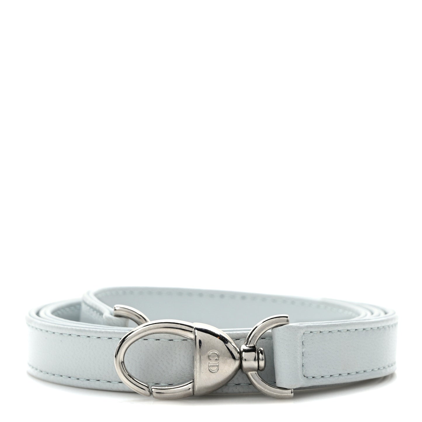 Lambskin Lady Dior Shoulder Strap Light Blue