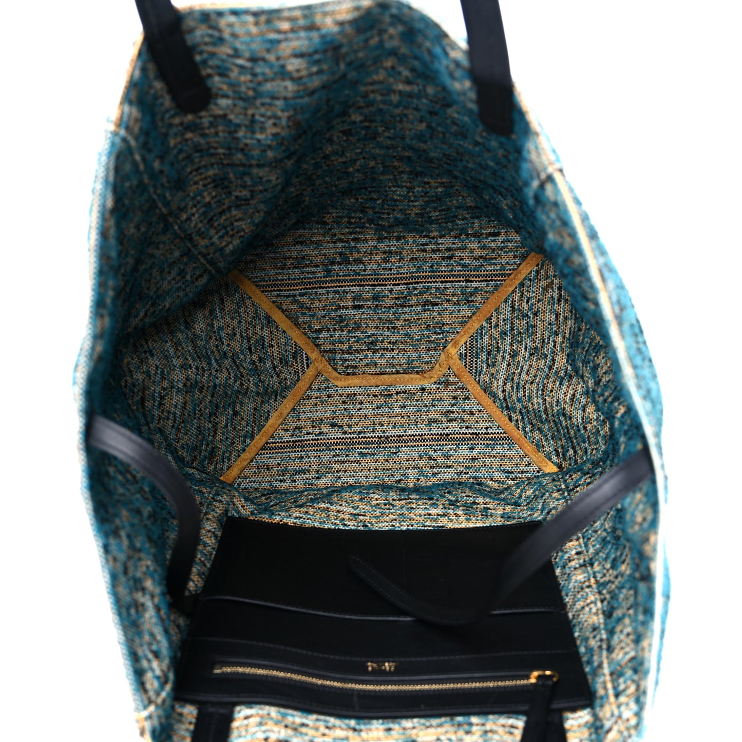 Tweed Phantom Cabas Tote Blue