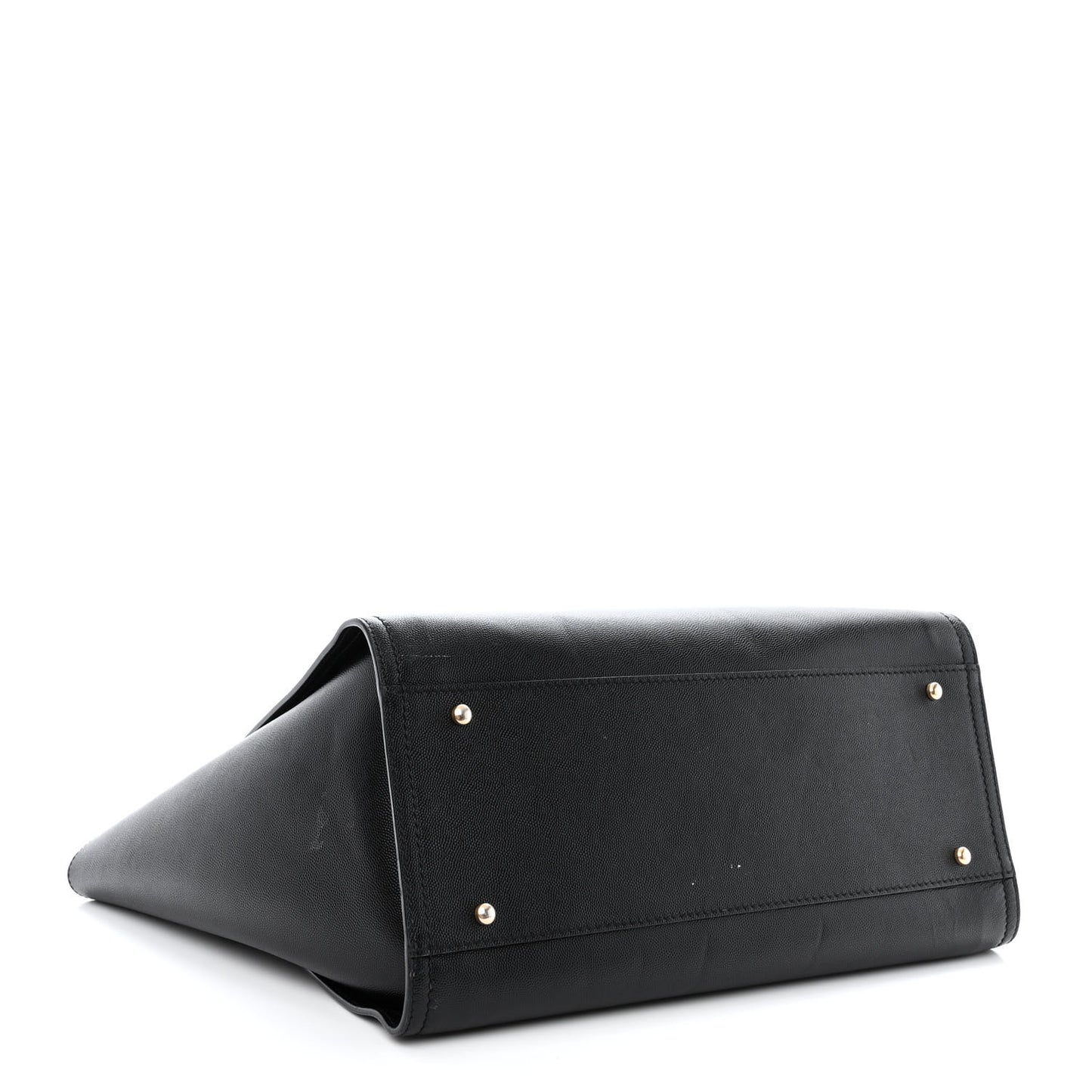 Caviar Medium Studded Deauville Tote Black