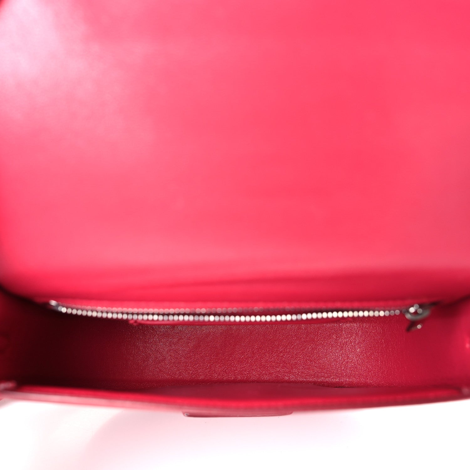 Celine Grained Calfskin Small Trotteur Dark Pink 5 of 10