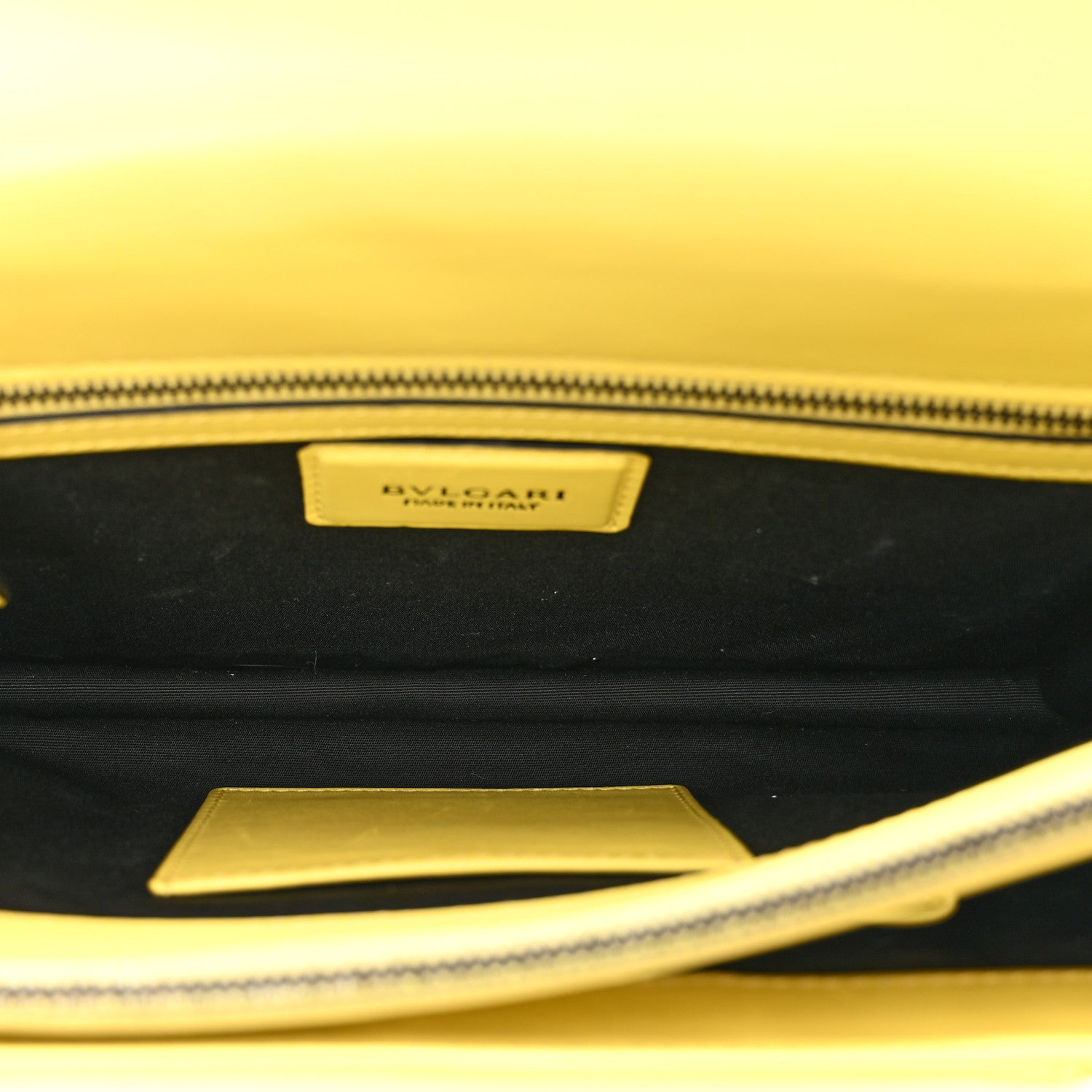 Bulgari Calfskin Serpenti Forever Shoulder Bag Yellow 6 of 11