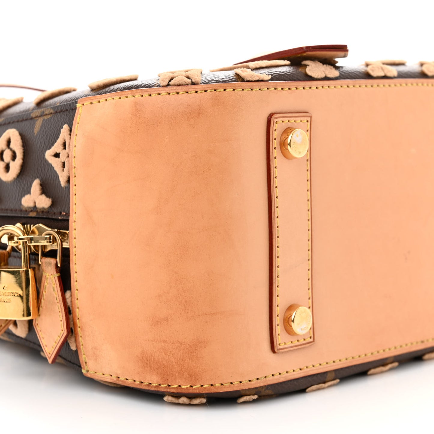 Monogram Tuffetage Deauville Cube Caramel
