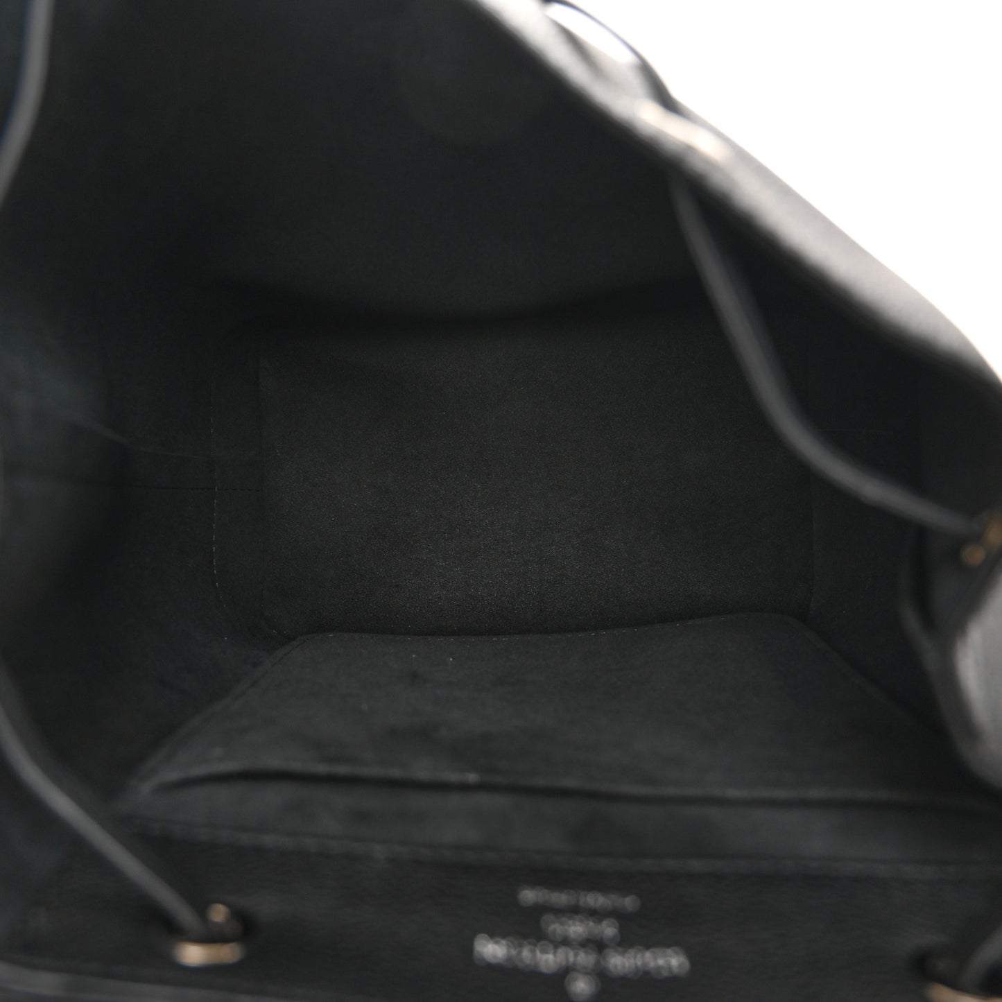 Calfskin Lockme Backpack Black