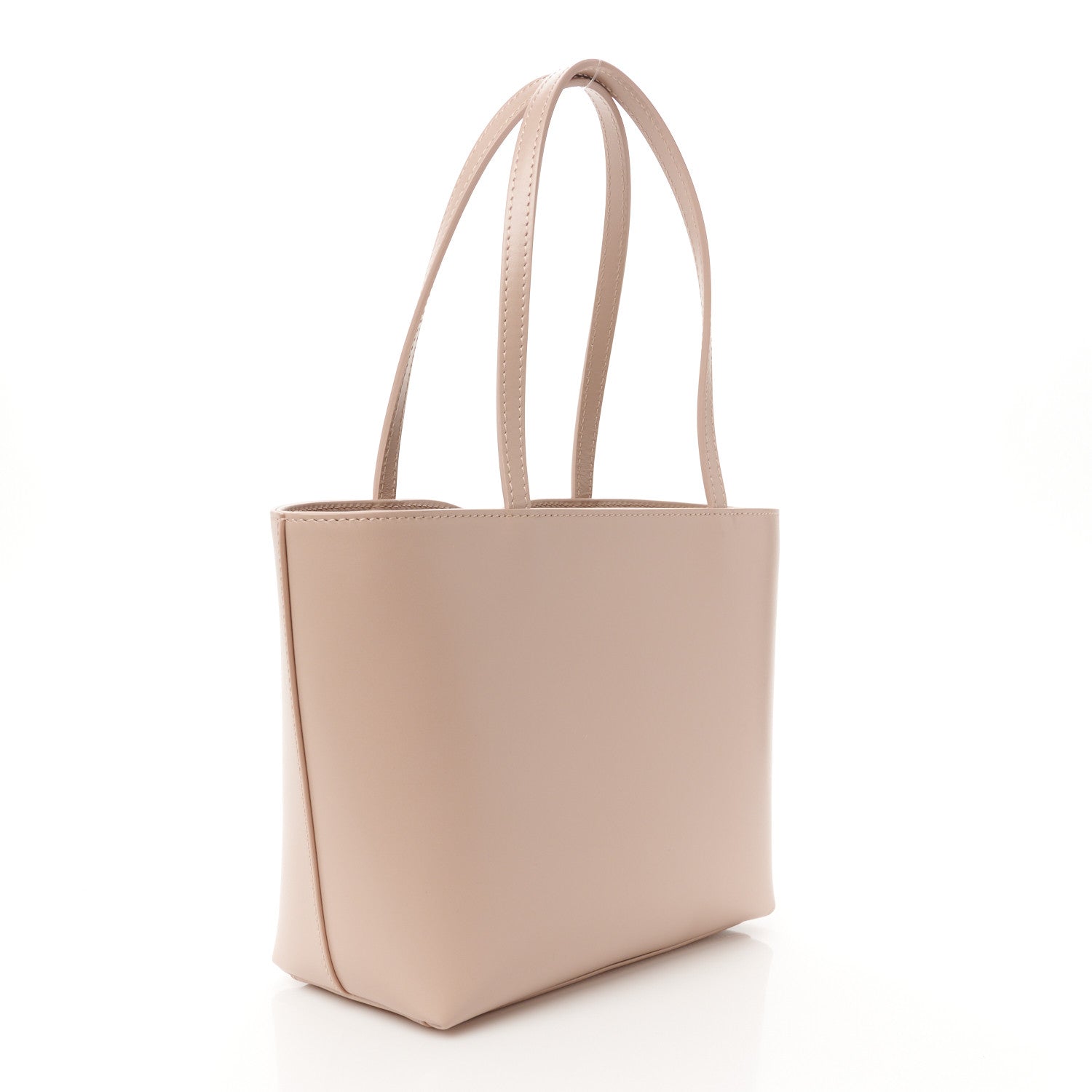 Dolce & Gabbana Calfskin Small DG Logo Shopper Tote Cipria 3 of 10