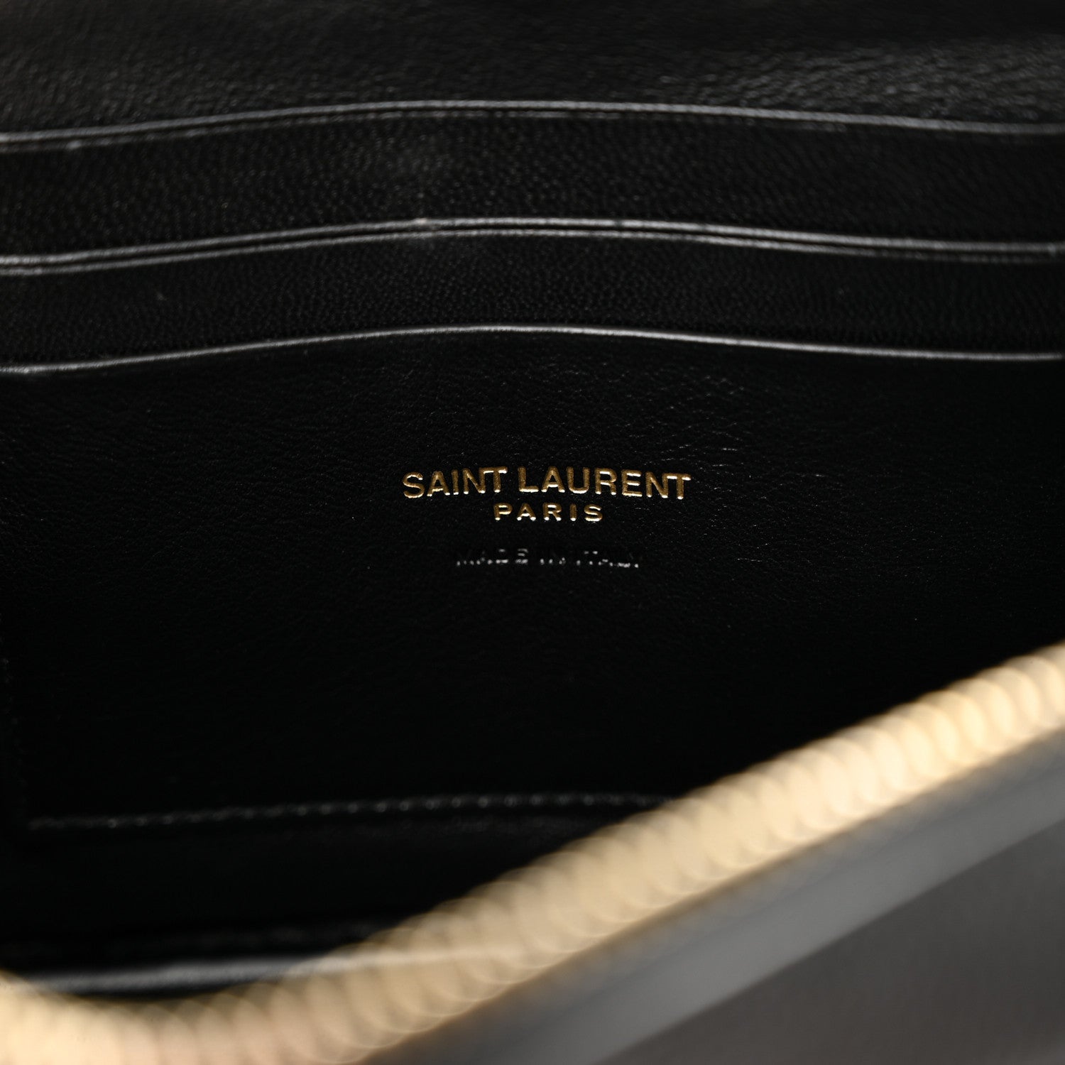 Saint Laurent Grain De Poudre Matelasse Monogram Mini Lou Camera Bag Black 6 of 12