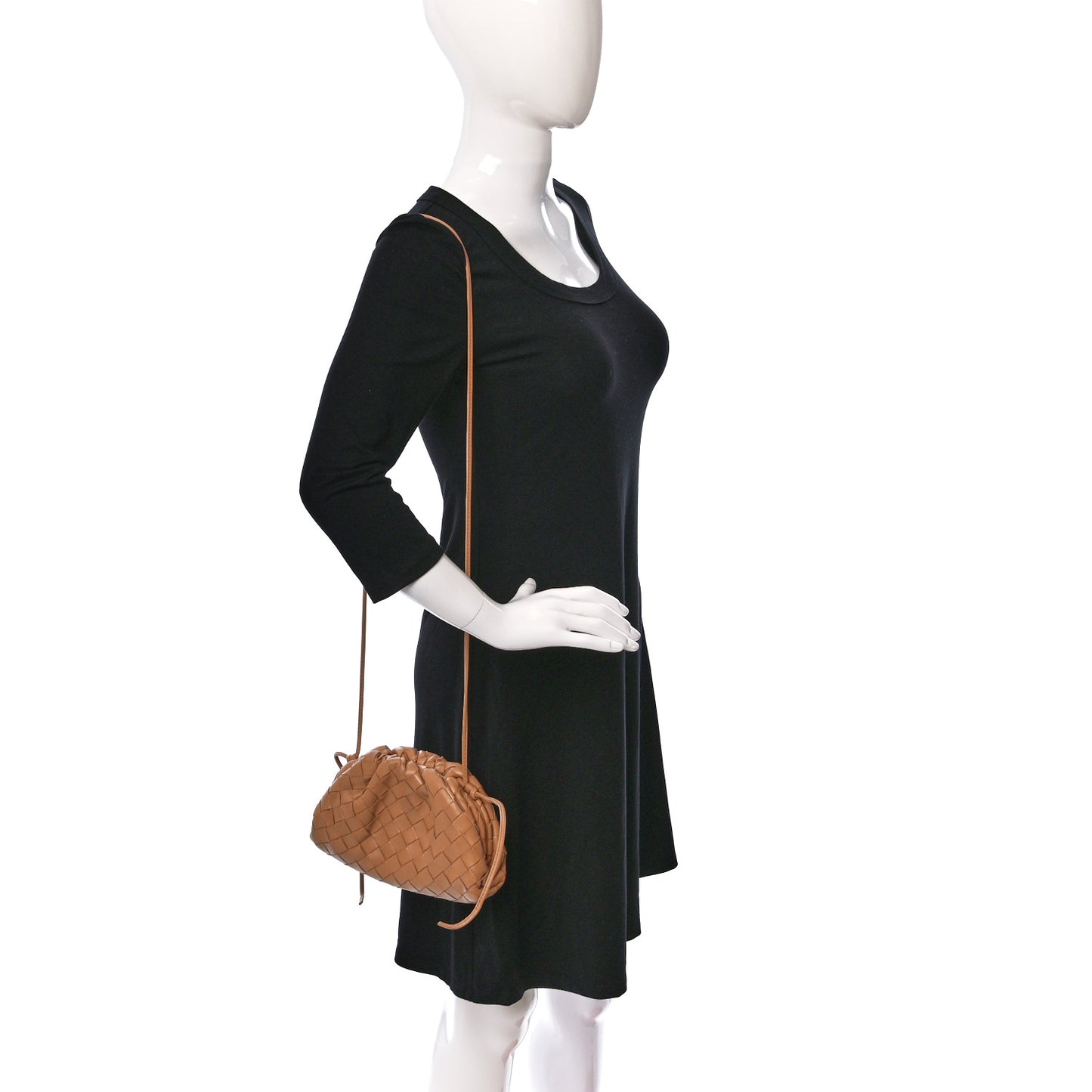 Nappa Intrecciato The Mini Pouch Almond
