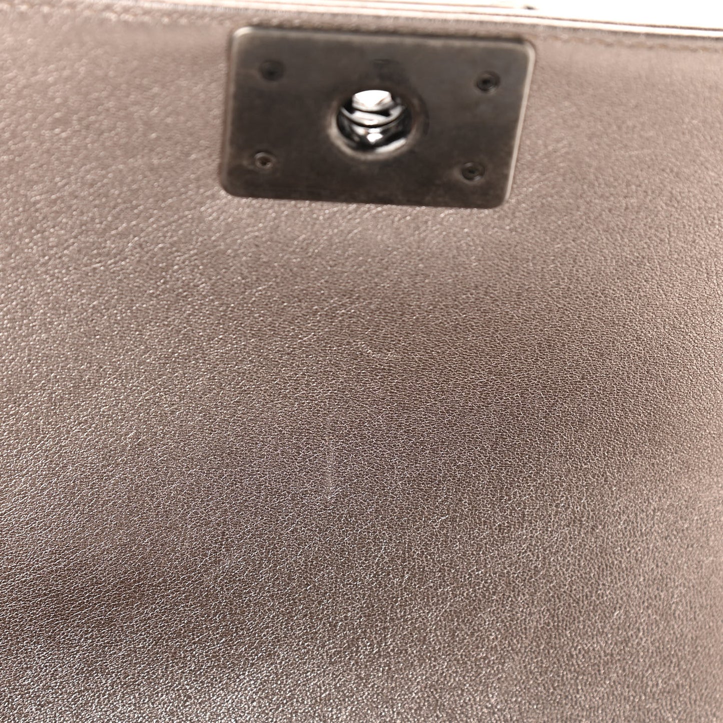 Metallic Calfskin Crystal Studded Small Boy Flap Light Pink